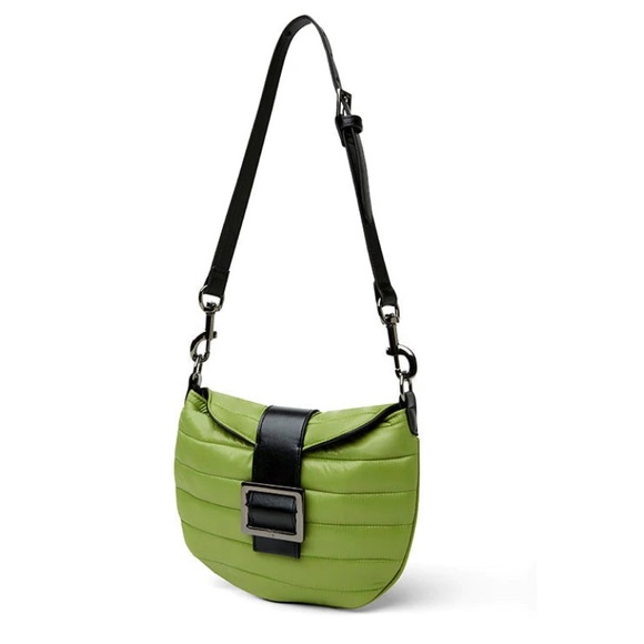 Think Royln Fortune Bag Shiny Olive Green NEW - Picture 3 of 8